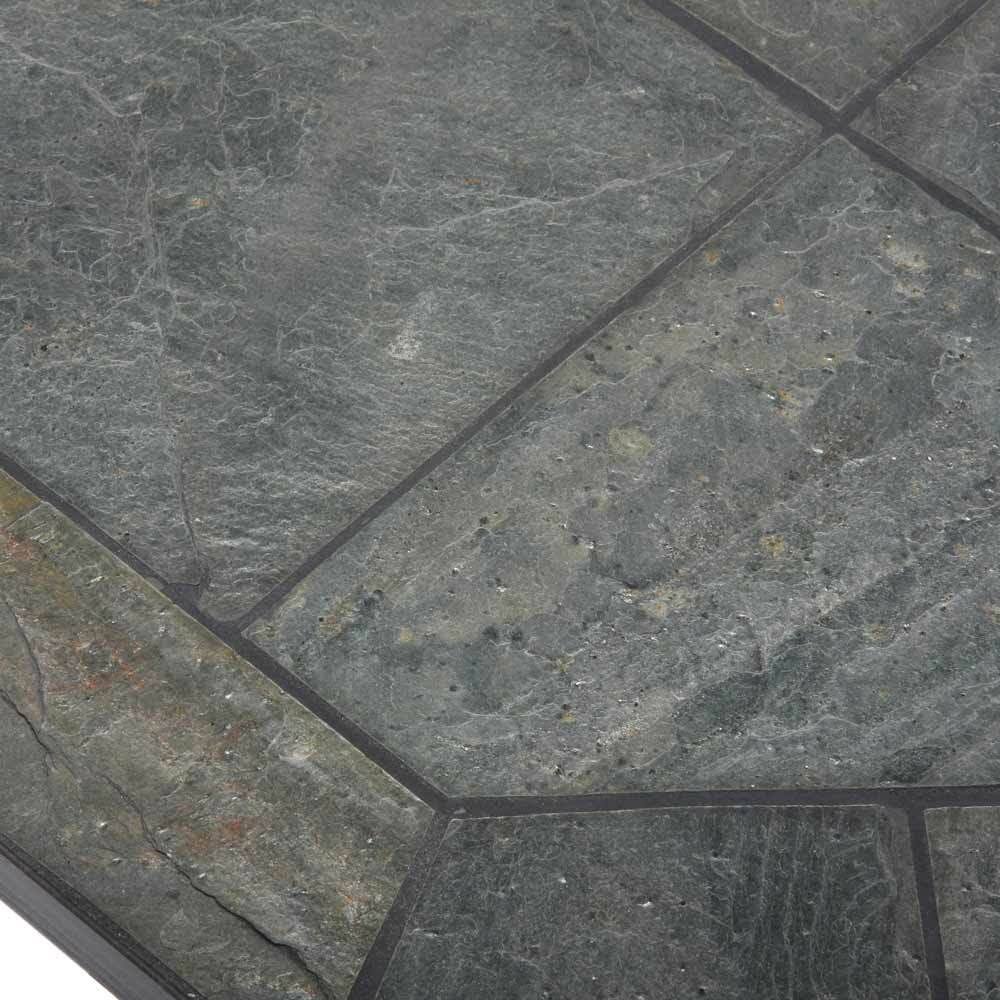 Natural Smokey Slate Single Cut Corner Hearth Pad Z87831