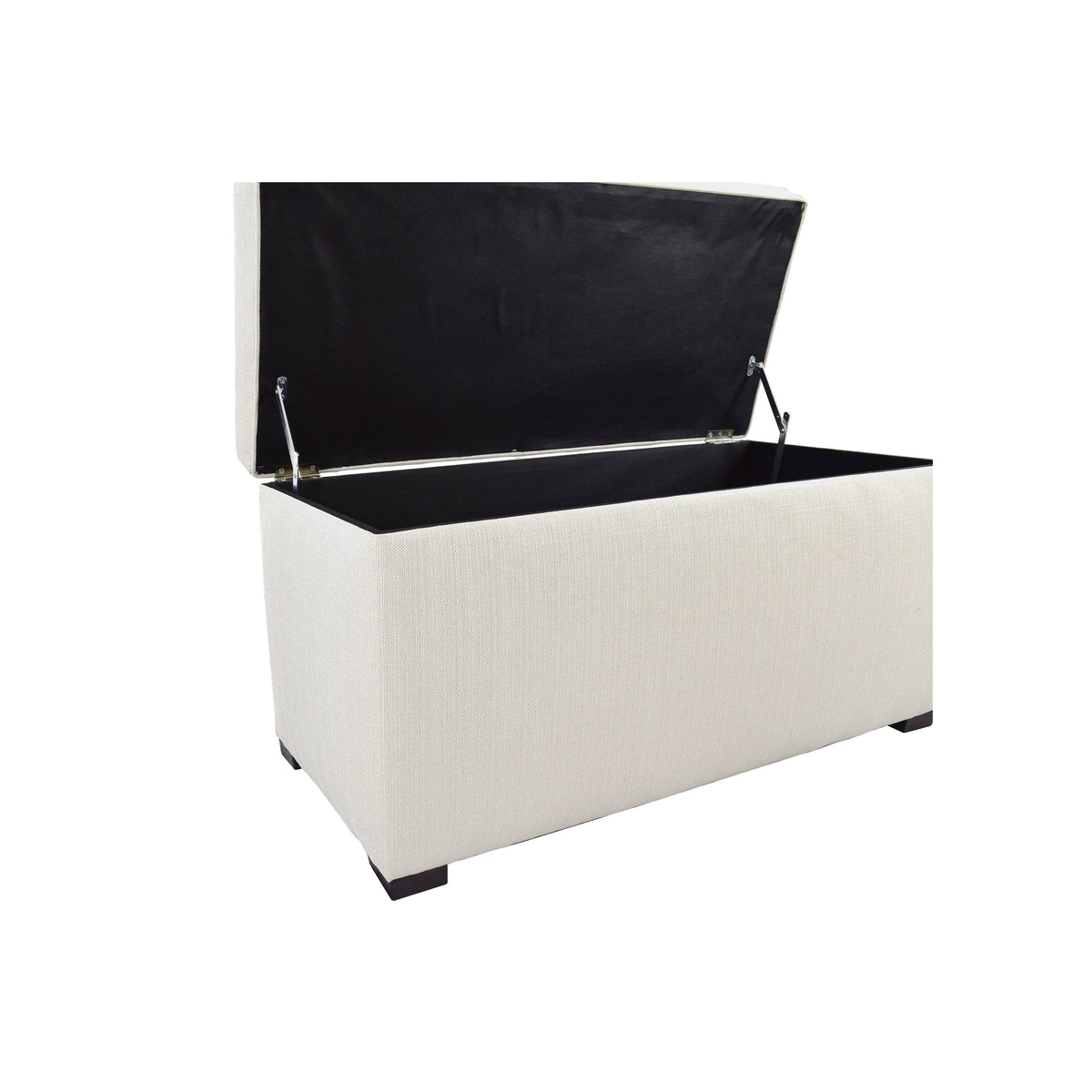 Tufted Storage Bench Gray H16456