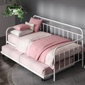 Metal Daybed with Trundle Q188