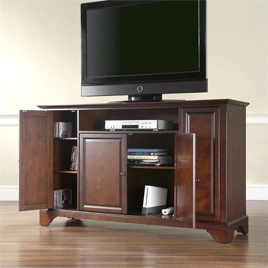 Mahogany Wood TV Stand F5923