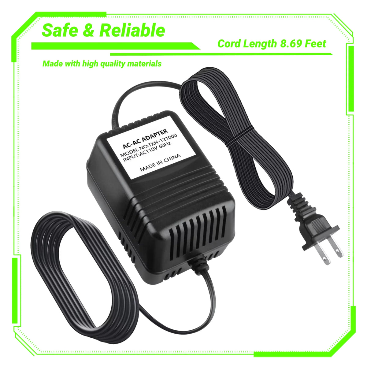 AC Adapter Replacement Class 2 Transformer Power Supply Charger L1428