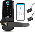 Black 5-in-1 Smart Door Lock with Keypad N1328