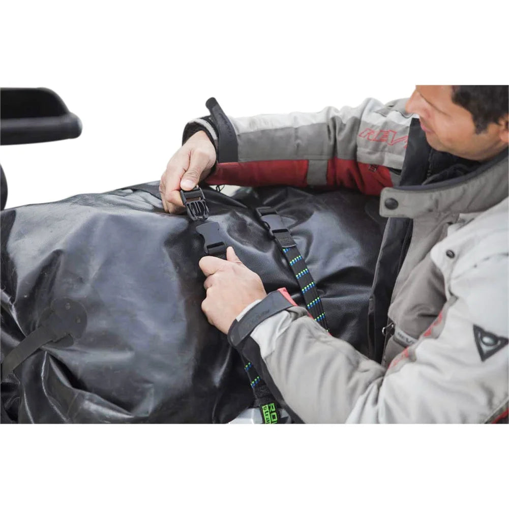 Medium Duty Adjustable Cargo Straps Black/Orange M7167