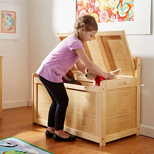 White Wooden Toy Chest L81520