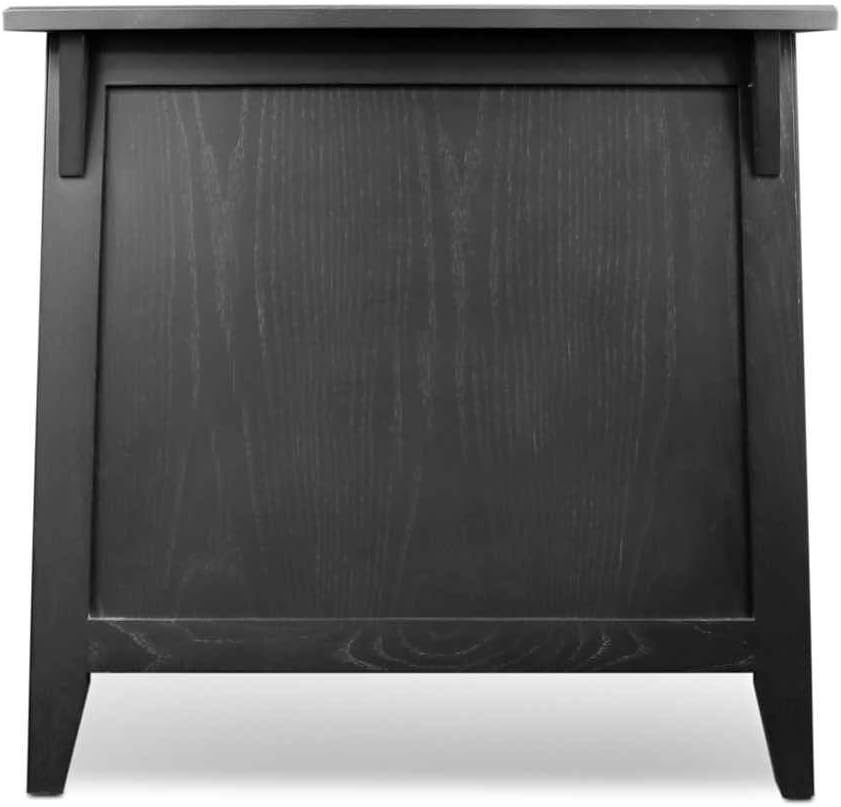 Slate Mission Cabinet End Table A2794