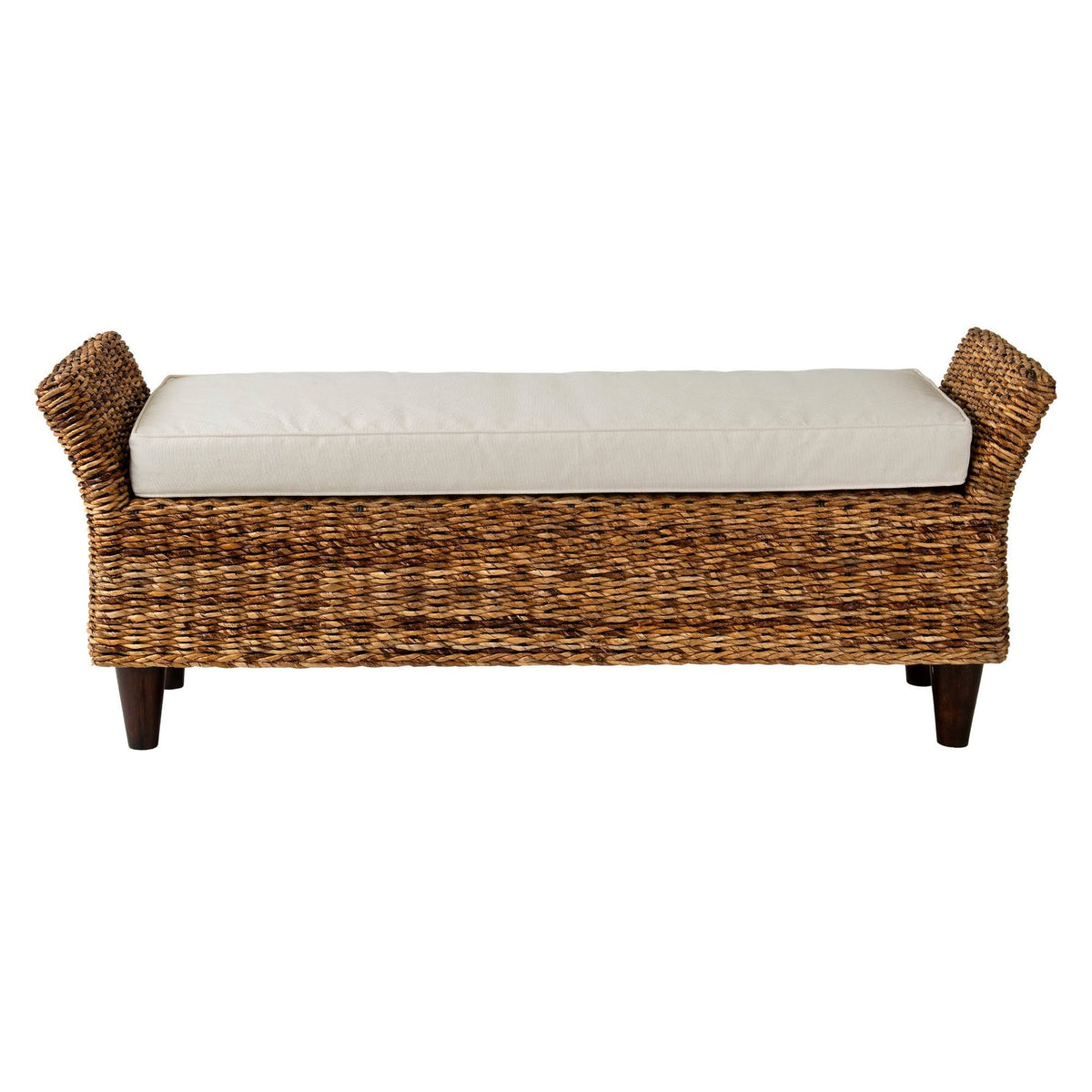 Brown Abaca Bench P1933