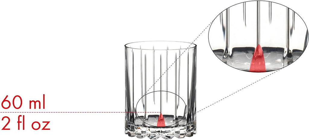 Double Rocks Glassware Pack Of 2 P496