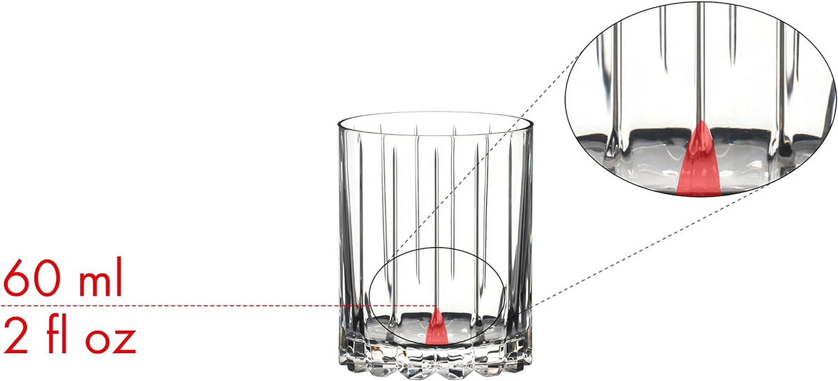 Double Rocks Glassware Pack Of 2 P496