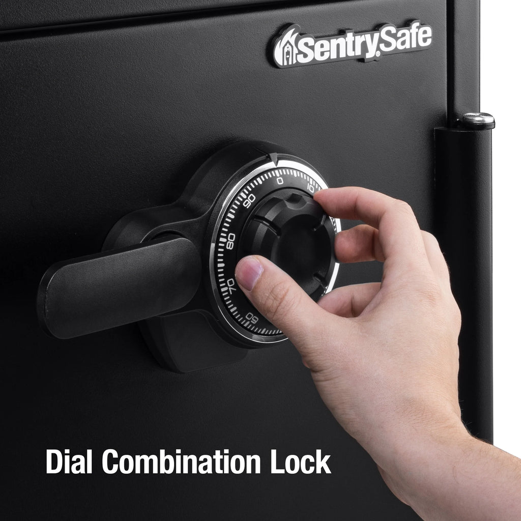 Fire-Resistant Waterproof Safe with Dial Combination Lock, 1.23 cu. ft. E1498