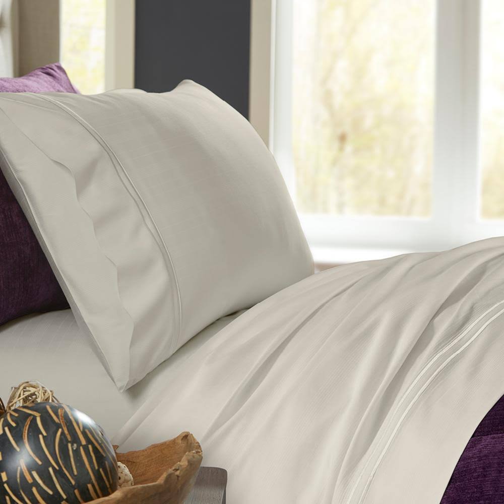 Lilac Cal King Bamboo Rayon Sheet Set I5453