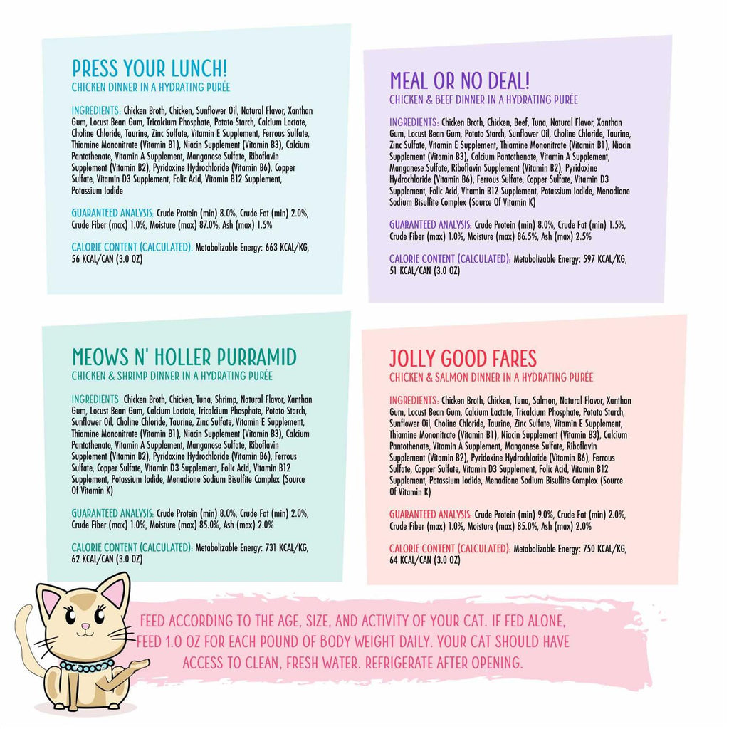 Canned Cat Food Variety Pack M3154