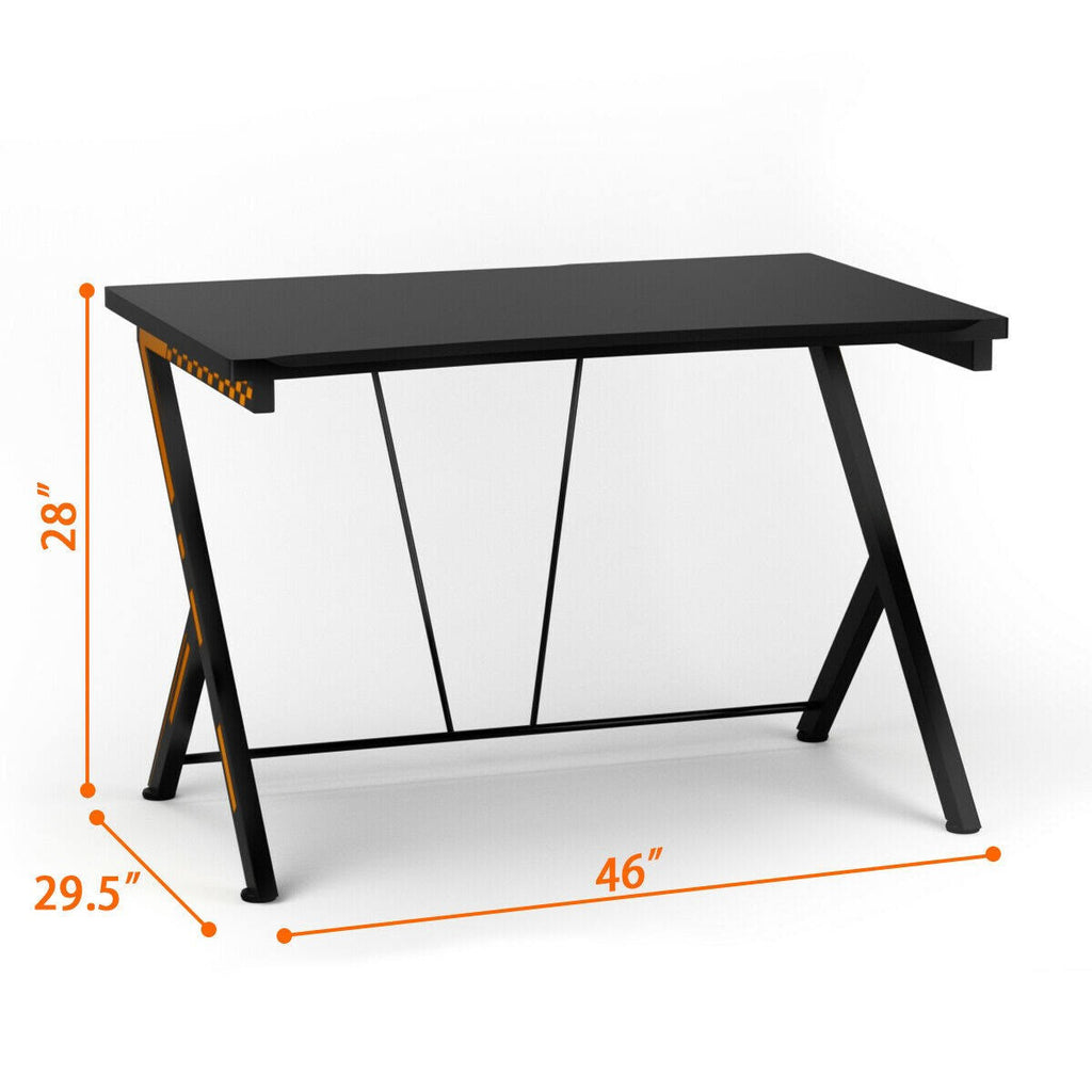 Black Ergonomic Gaming Desk V9214