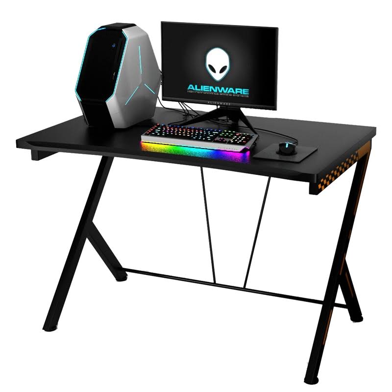 Black Ergonomic Gaming Desk V9214