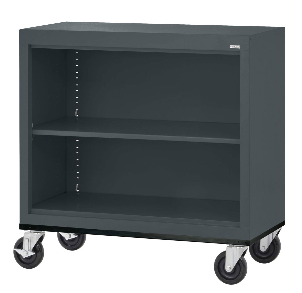 Charcoal Welded Mobile Bookcase A49624