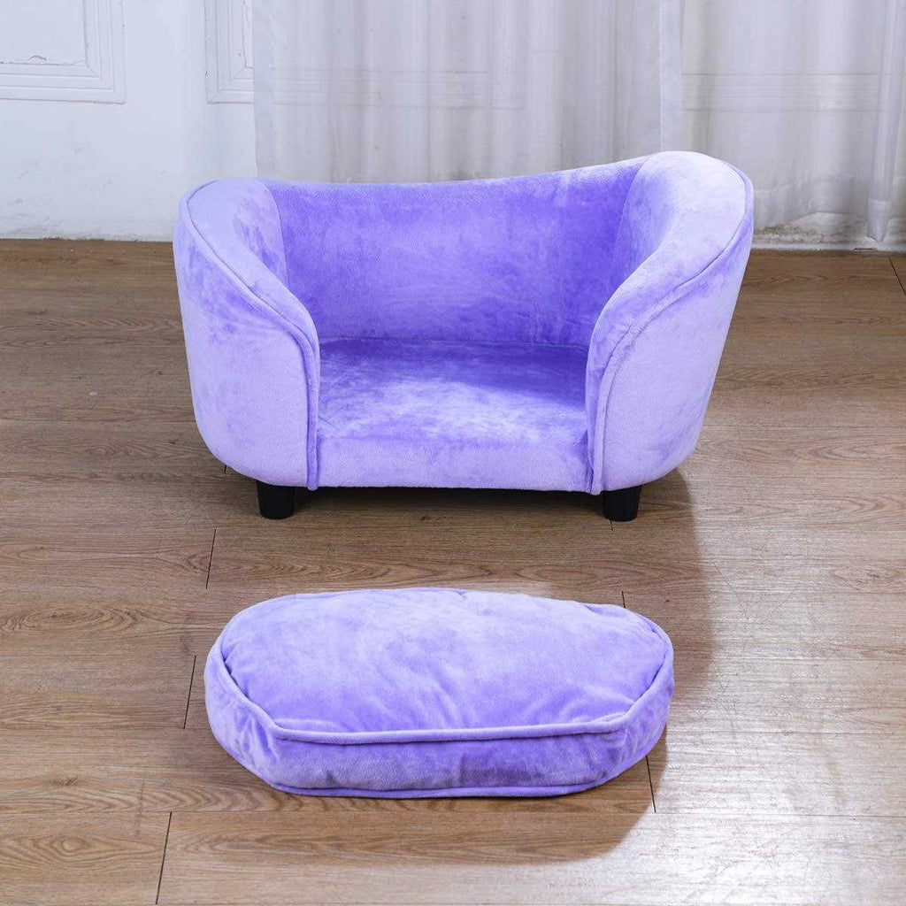 Velvet Washable Pet Bed Sofa P652364