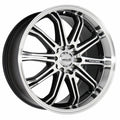 Machined Black 16x7 4x100 4x4.5 40mm Wheels I4421