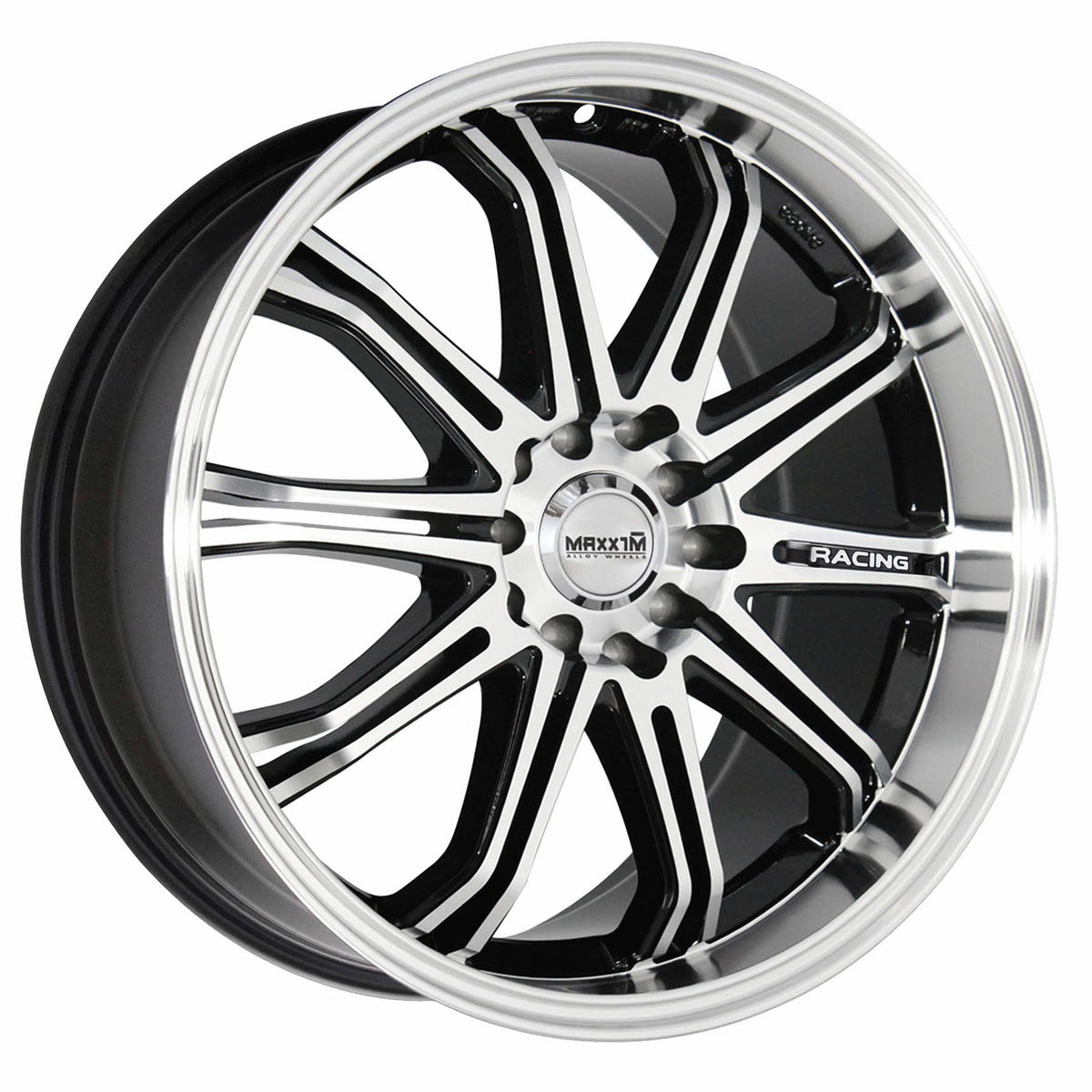 Machined Black 16x7 4x100 4x4.5 40mm Wheels I4421