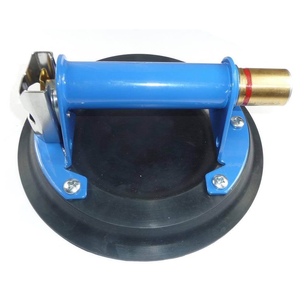 8-Inch Vacuum Suction Cup with Metal Handle and Brass Barrel R10040