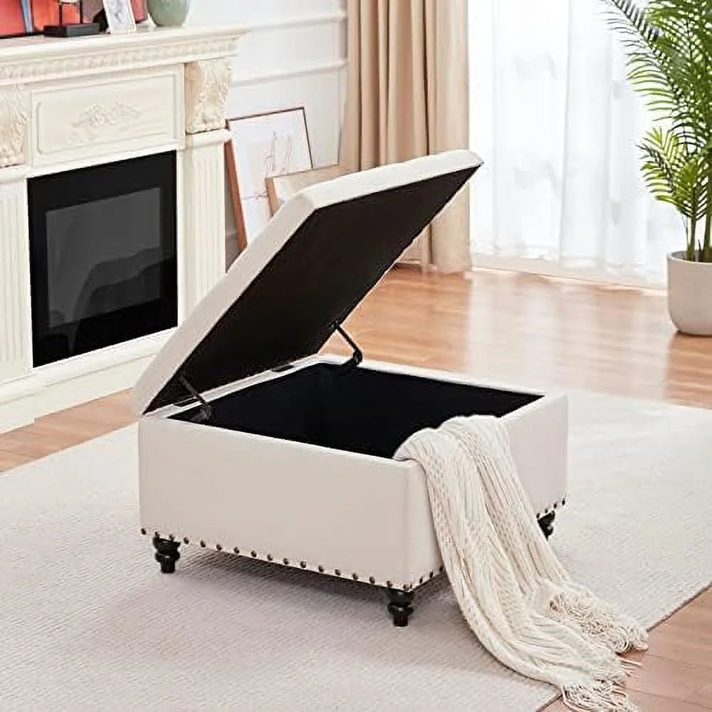 Square Tufted Ottoman D5882