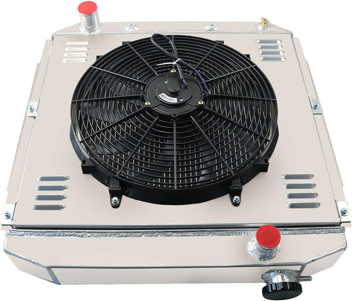 All Aluminum 4 Row Radiator with Shroud and Fan R601