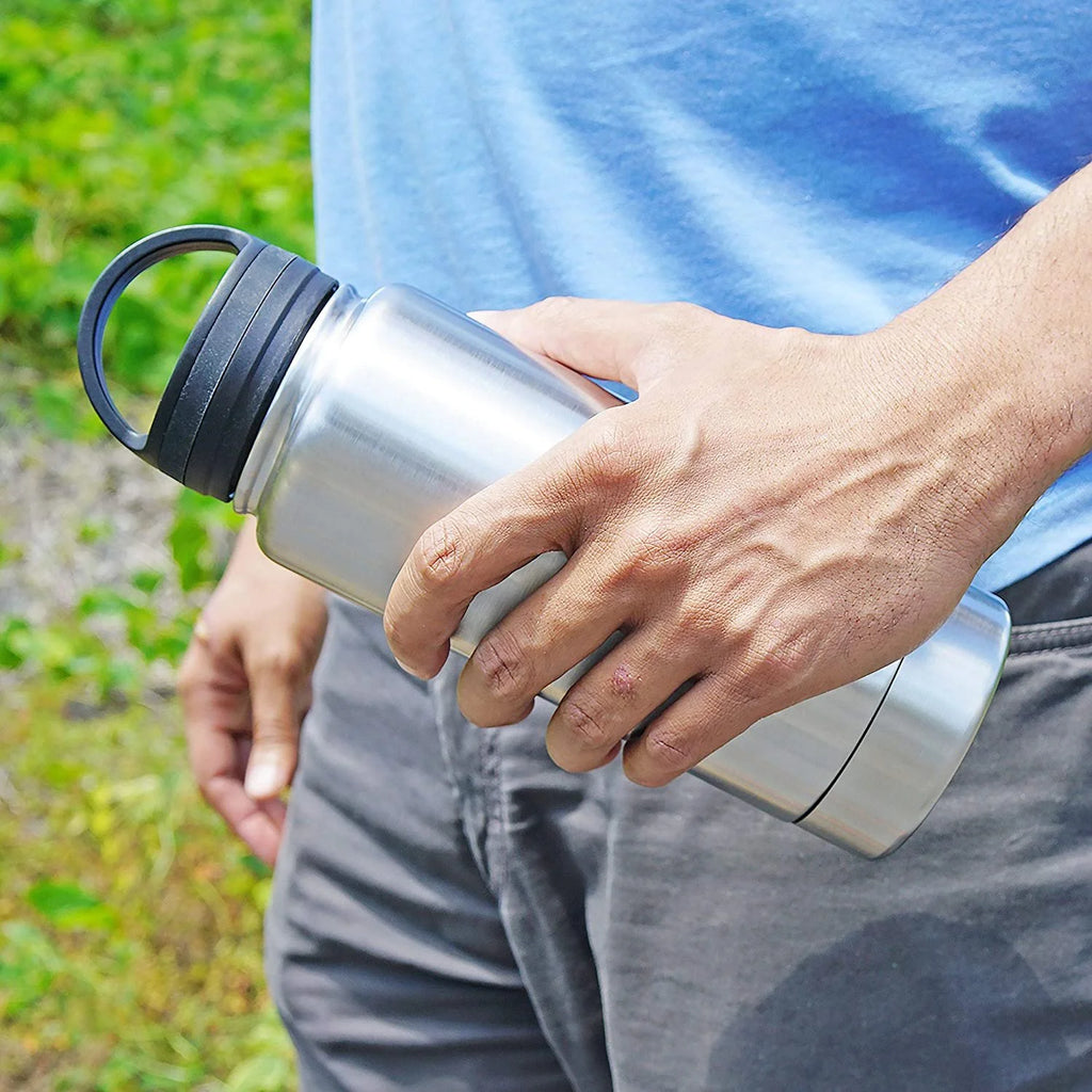 Silver 12 Ounce Stainless Steel Diversion Safe Bottle Z432455