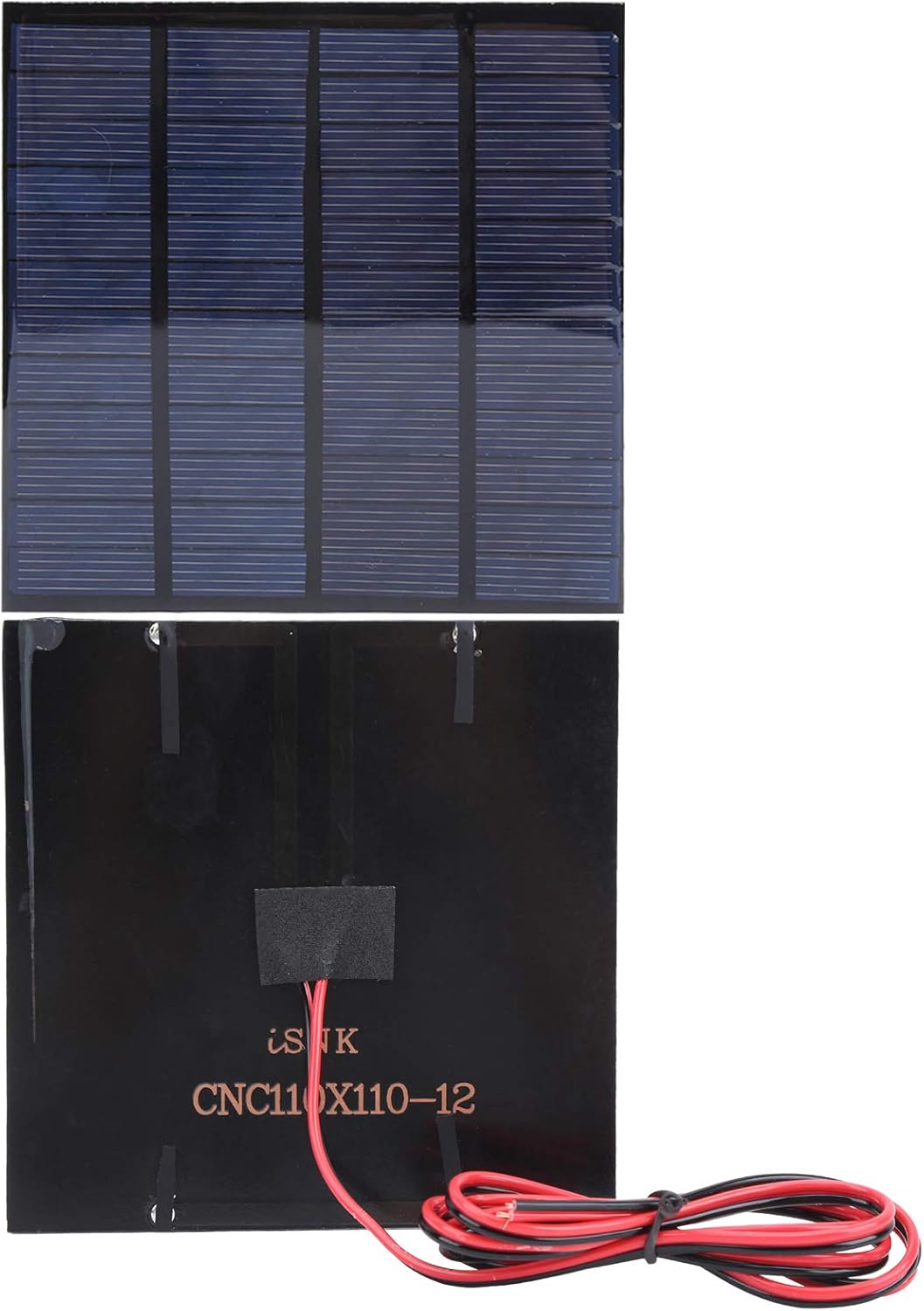 2Pcs DC 12V 150mA Solar Panel Mini Solar Battery Module with 1m Cable Polysilicon Solar Epoxy Cell Charger K110