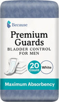 Men's Bladder Control Guards 20 Count Individually Wrapped L9772