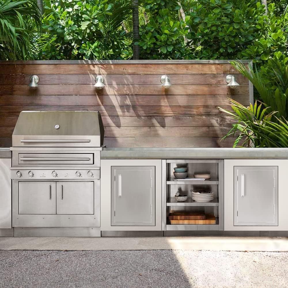 304 Stainless Steel Single Gas Grill Door X72650