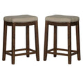 26" Wood Counter Stool Set O48757