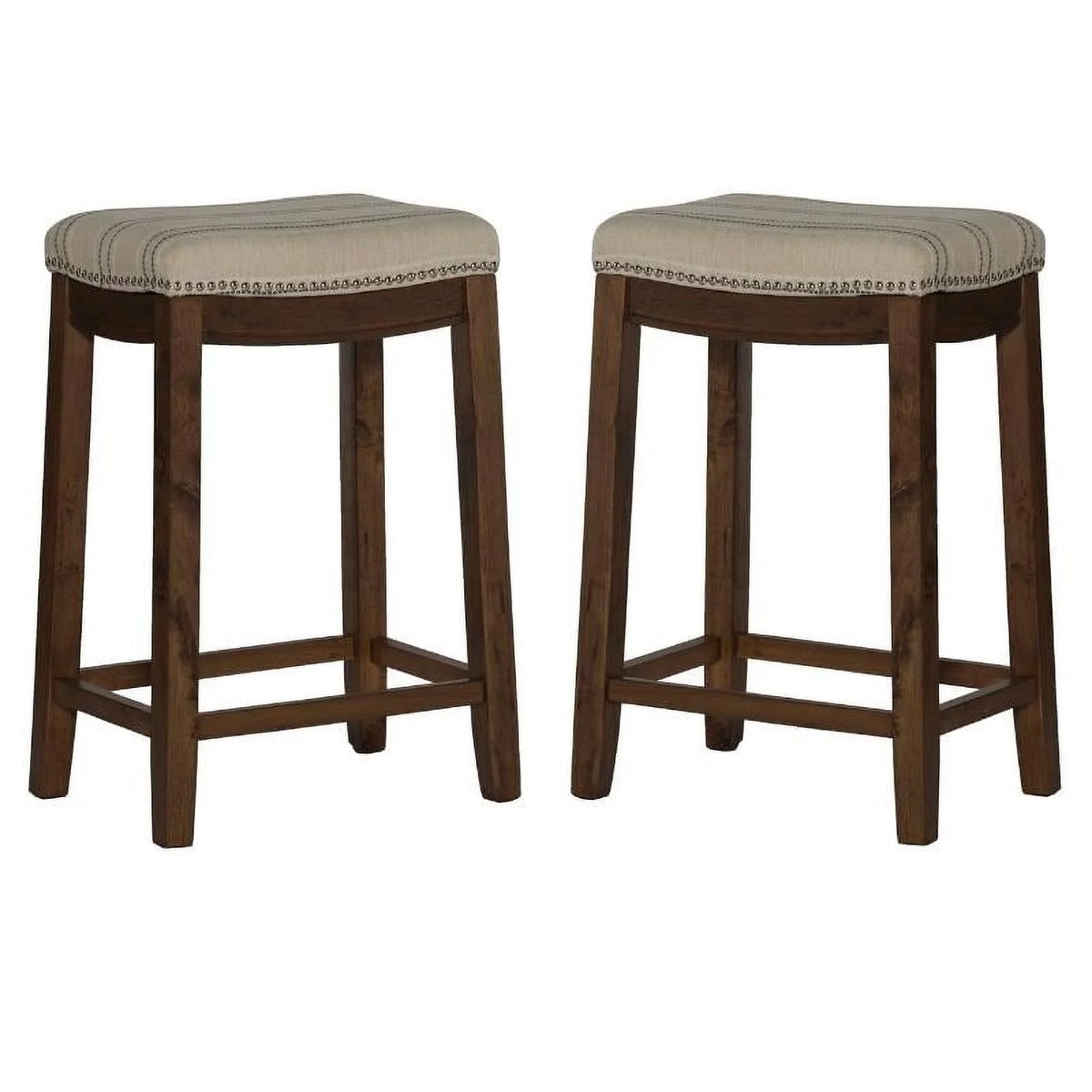 26" Wood Counter Stool Set O48757