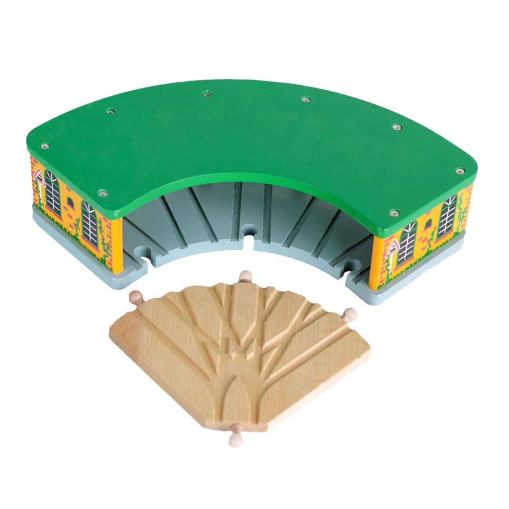 Wooden Train Shed Toy B906