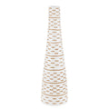 White Mango Tree Wood Bottle-Shaped Vase Q278452