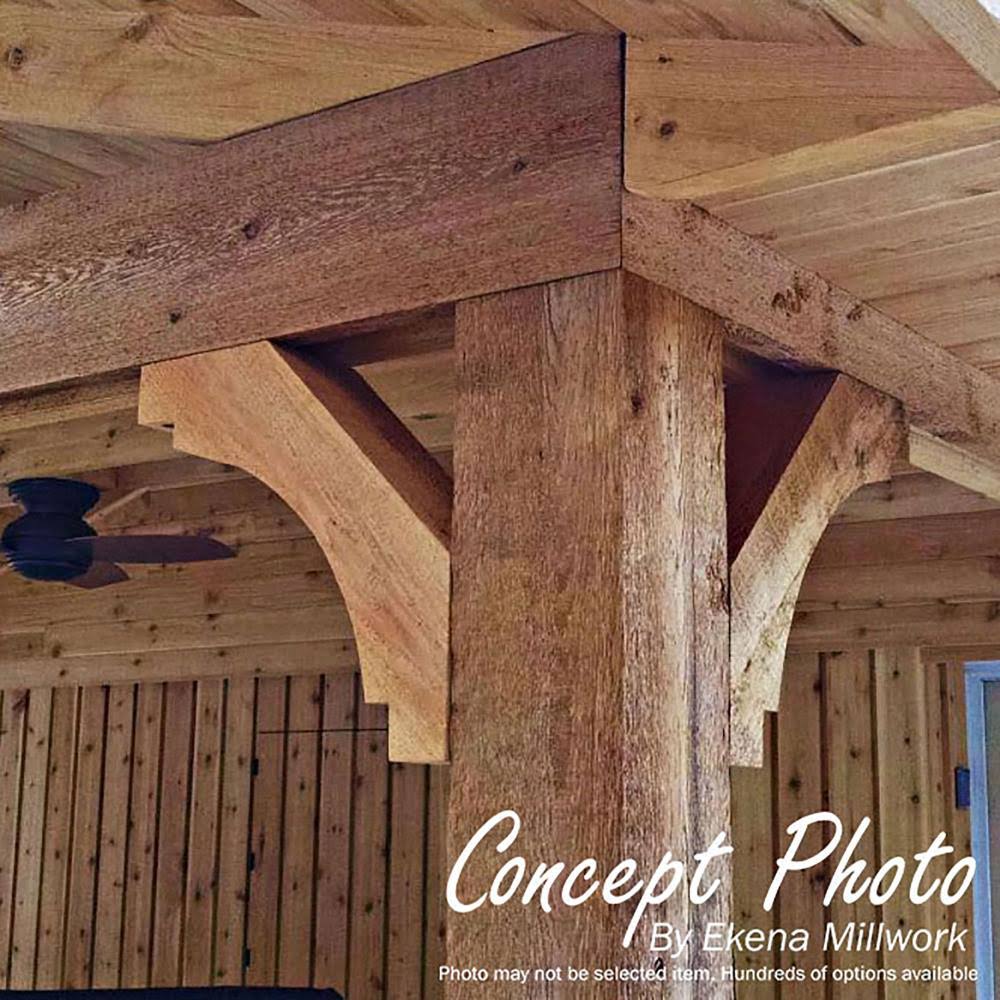 5 1/2x22W x 16x22D x 24x22H Douglas Fir Brace J164759