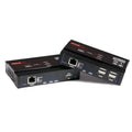 KVM Extender HDMI USB with POC, 80m 262ft Transmitter and Receiver, Cat5/5e/Cat6/6e HDMI to RJ45, 1080P 60fps Y11543
