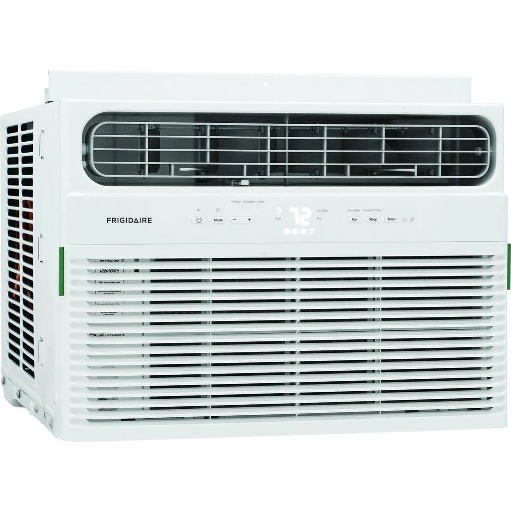 12,000 BTU Smart Window Air Conditioner with Wi-Fi and Remote in White O191343