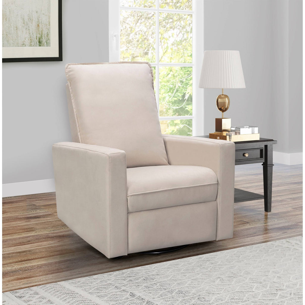 Charcoal Swivel Glider Power Recliner P411161