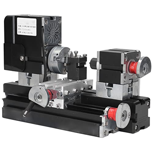 12VDC 60W 12000RPM Micro Lathe Machine with Drill Chuck Y89982