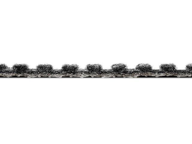 Charcoal Black 3' x 25' Skid-Resistant Carpet Runner A897