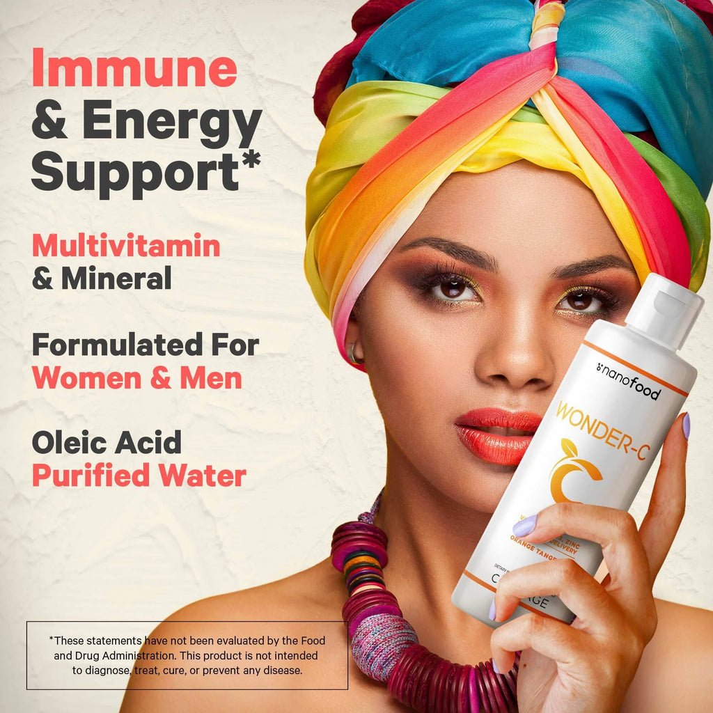 15.22 fl oz Liquid Vitamin C 1000mg with Zinc, Vitamin D E, Quercetin, Echinacea C162