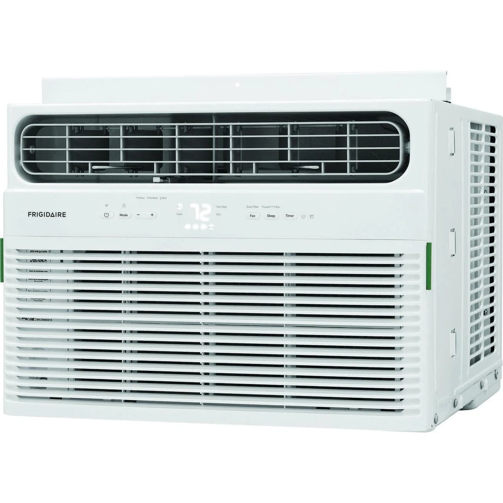 12,000 BTU Smart Window Air Conditioner with Wi-Fi and Remote in White O191343