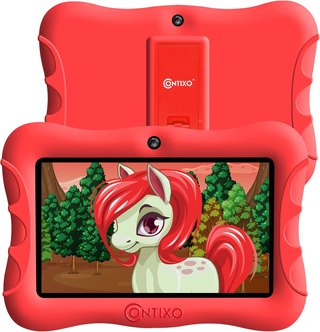7-inch HD Toddler Tablet with Camera, Parental Control, 32GB, WiFi, Kid-Proof Case, DkBlue Pack of 2 S798880
