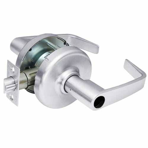 Heavy Duty Classroom Cylindrical Locksets with Newport Lever in Bright Chrome Z832134