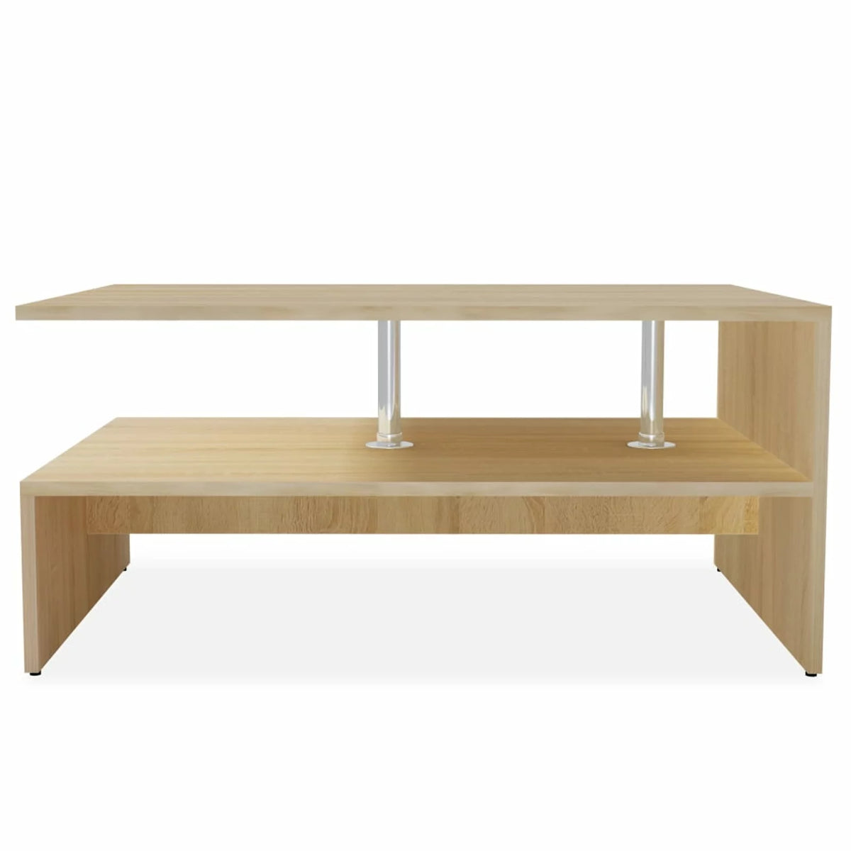 Oak Coffee Table with Storage Shelf U902