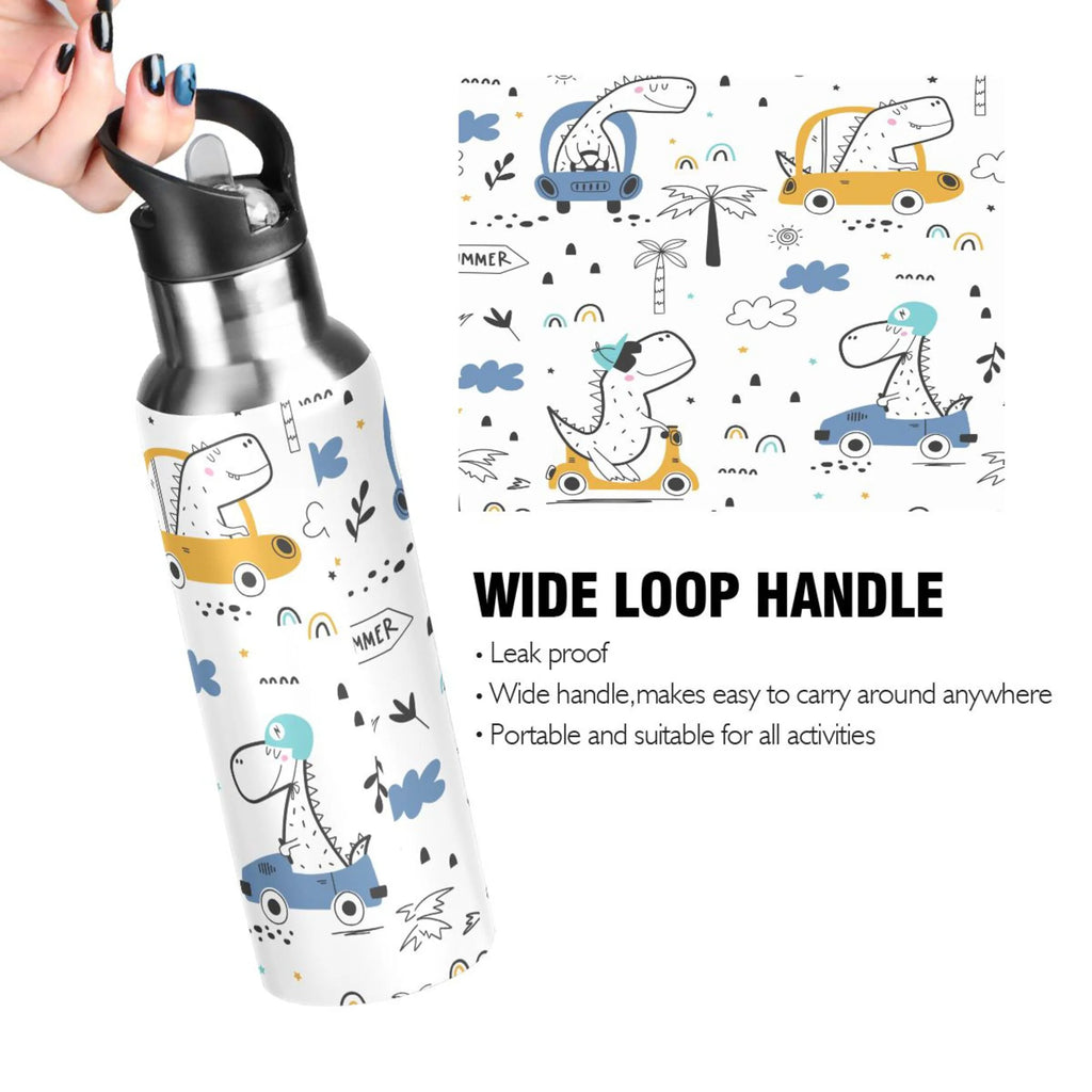 Stainless Steel Insulated Water Bottle with Straw Lid O232