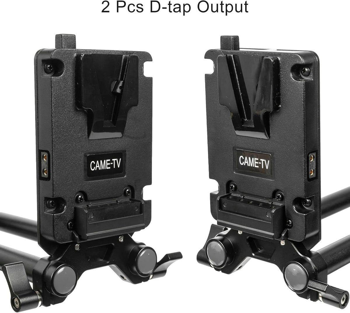 Mini V-Mount Battery Plate with 2 D-tap Outputs 15mm Rod System K67469
