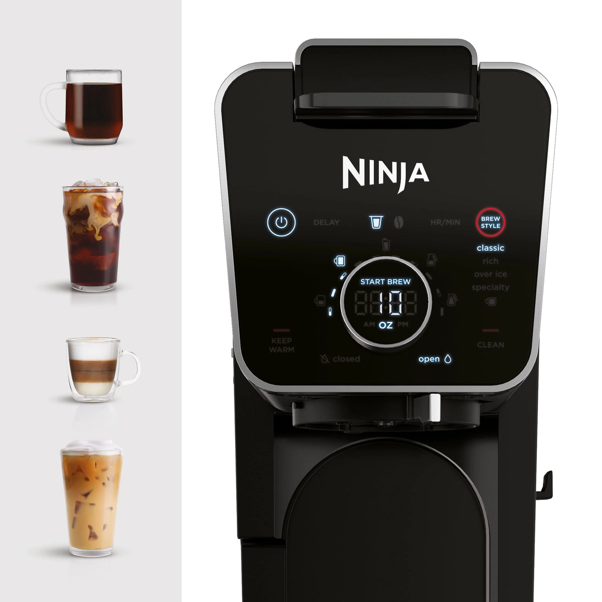 12-Cup Drip Coffee Maker with Glass Carafe Z245