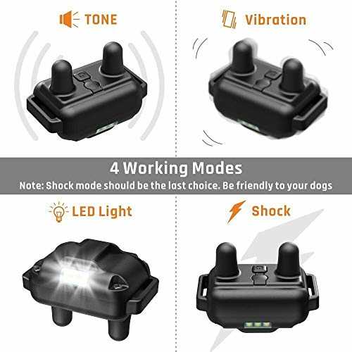 Waterproof Rechargeable Dog Shock Collar with Remote N932