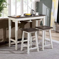 White 2-Person Counter Height Dining Set J221637