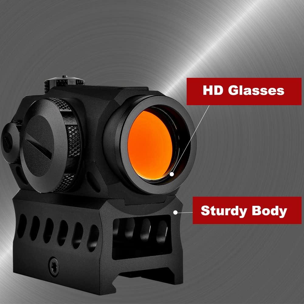 Red Dot Sight 1x20mm 2MOA Rifle Scope with Riser I458582