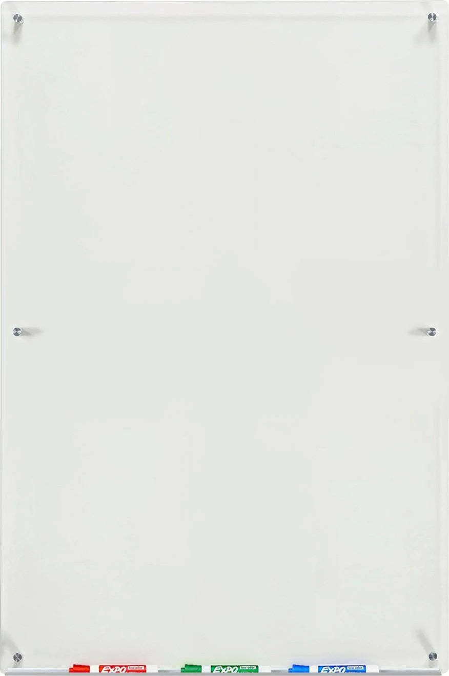 White Wall Mounted Glass Board P5113
